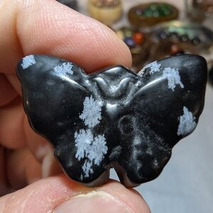 Snowflake Obsidian Butterfly